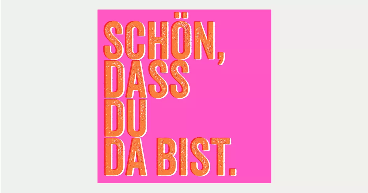 schön dass du da bist servietten