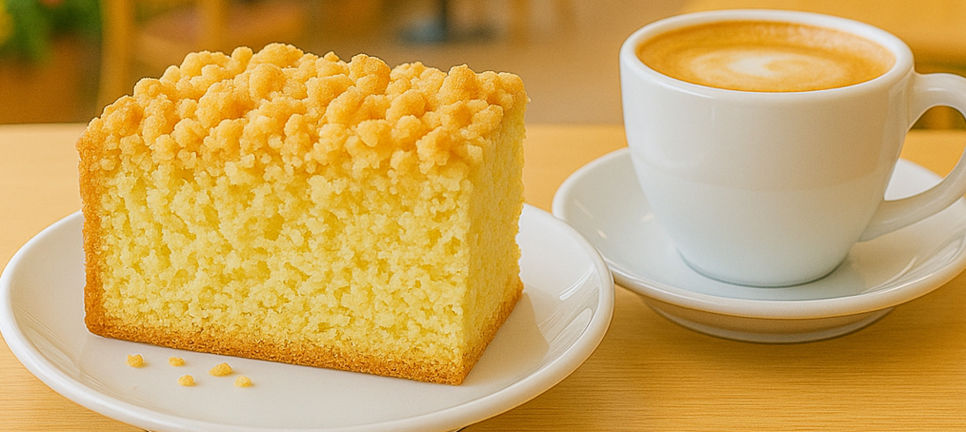 Blechkuchen & Heißgetränk 