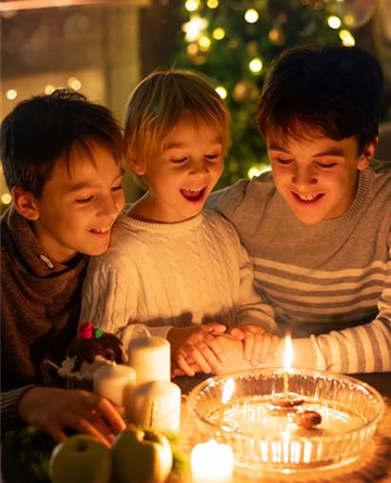 Leuchtende Einkaufsnacht