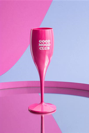 Sektglas Good Mood Club