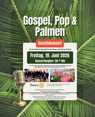 Benefizkonzert: Gospel, Pop & Palmen