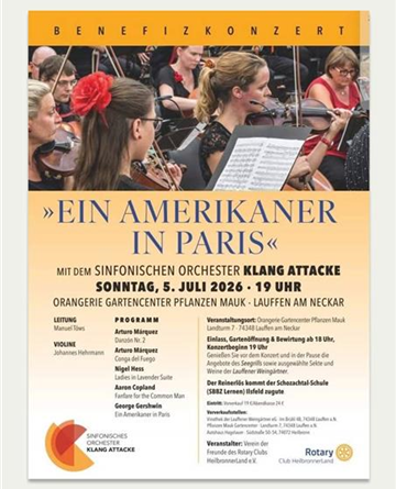 Benefizkonzert: Ein Amerikaner in Paris