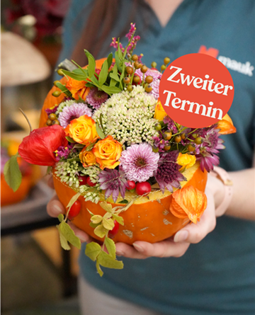 Workshop: Floristik-Kürbis