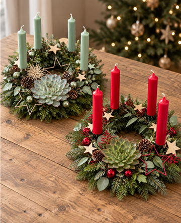 Workshop: Adventskranz binden & Dekorieren