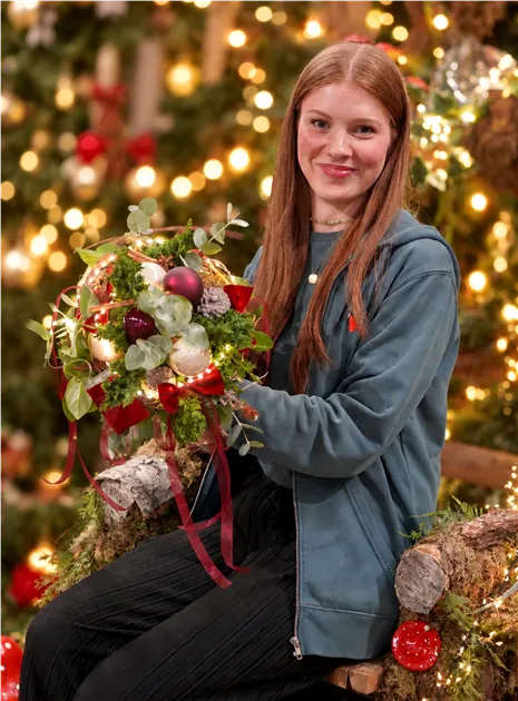 Workshop: funkelnder Weihnachtsstrauß
